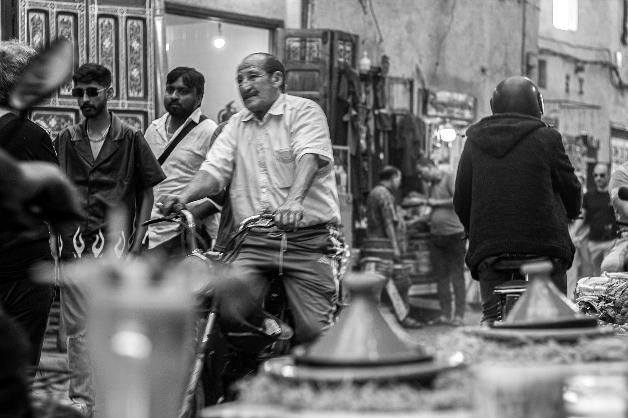 Marrakech medina scene